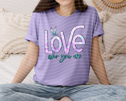 Love Who You Are Graphic Tee