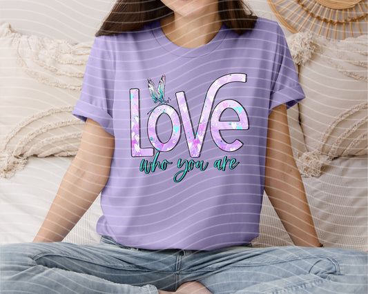 Love Who You Are Graphic Tee