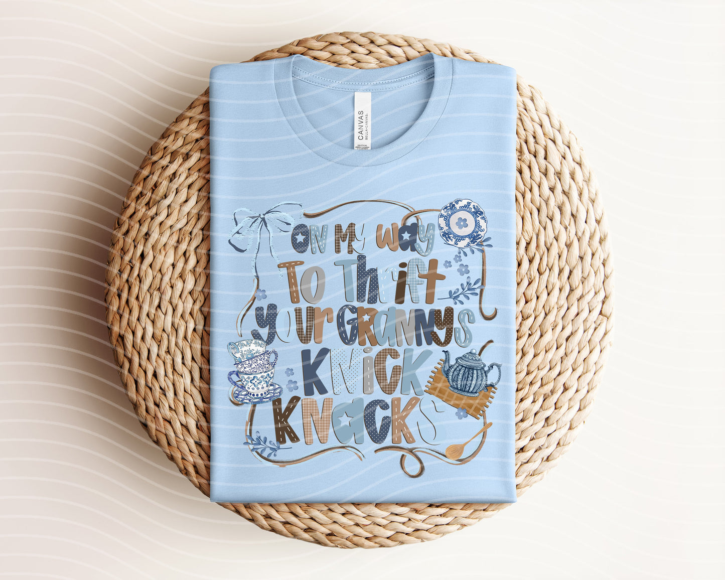 On My Way to Thrift Your Granny's Knick Knacks Graphic Tee