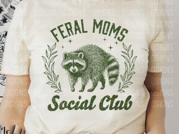Feral Moms Social Club Graphic Tee