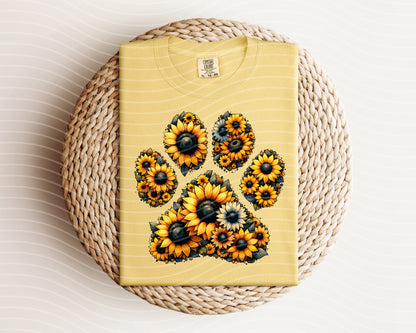 Sunflower Paw Graphic Tee