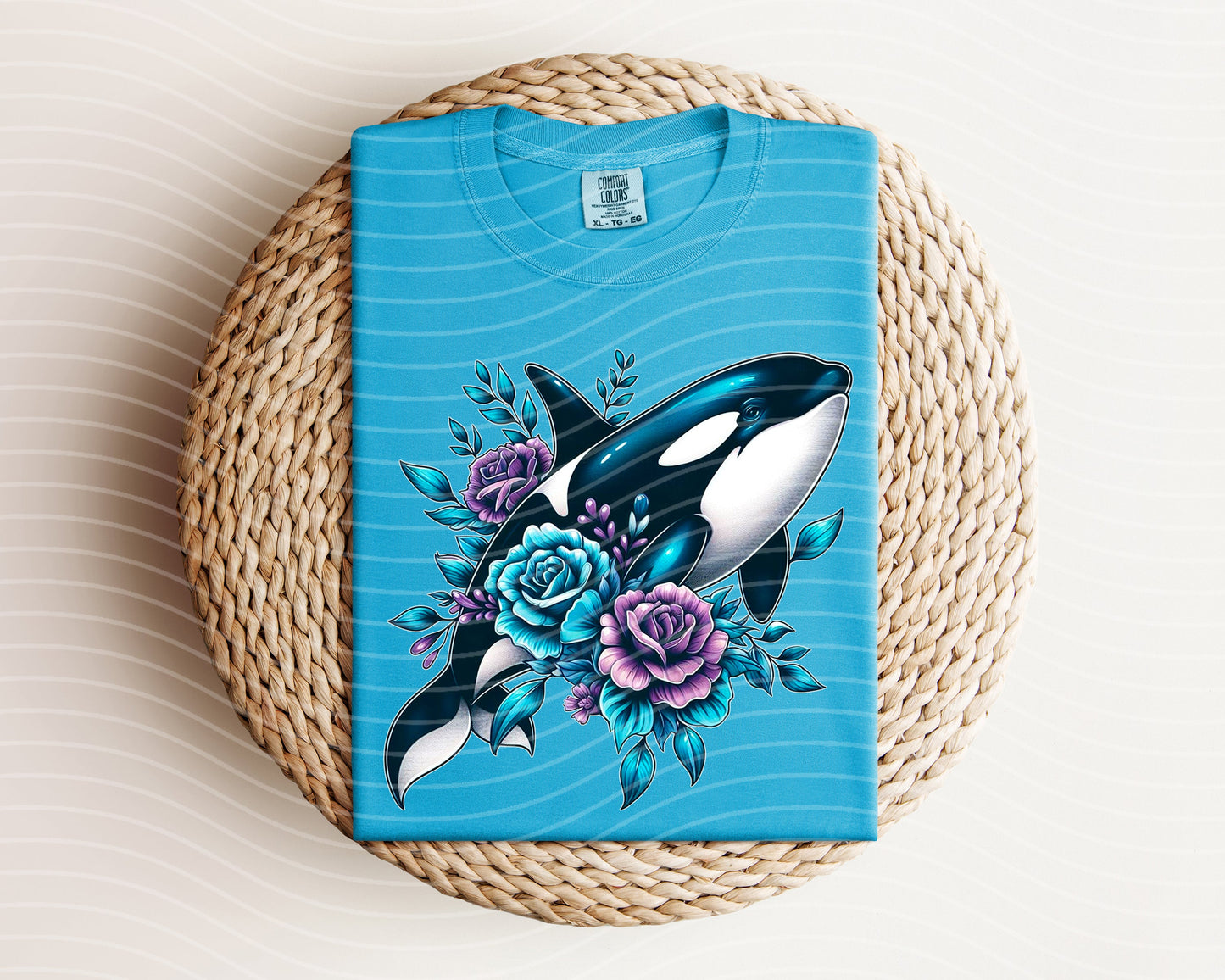Floral Orca Graphic Tee