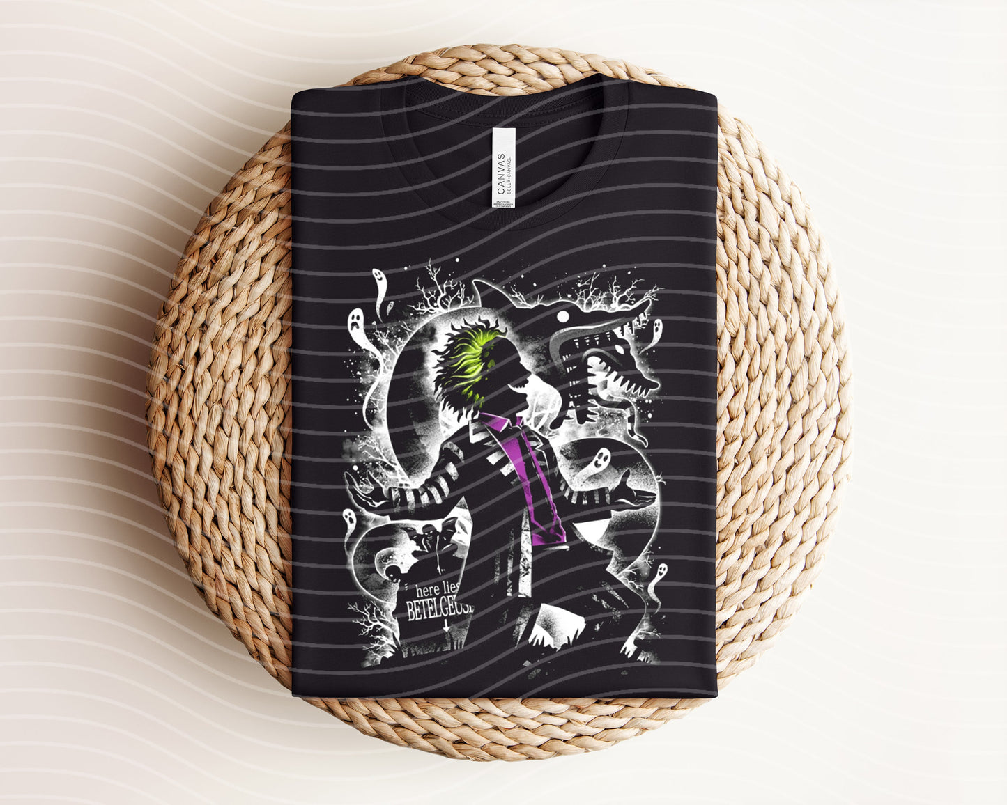 Beetlejuice Dark Graphic Tee