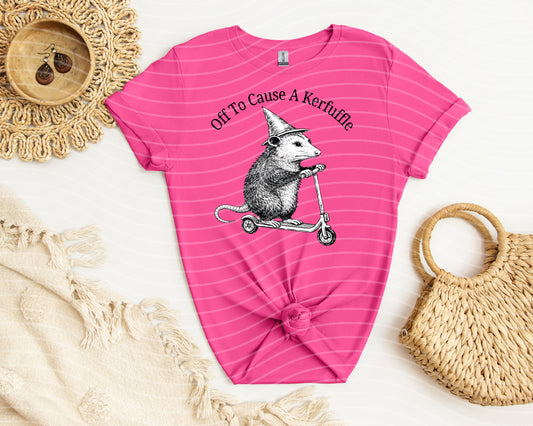 Off to Cause a Kerfuffle Graphic Tee