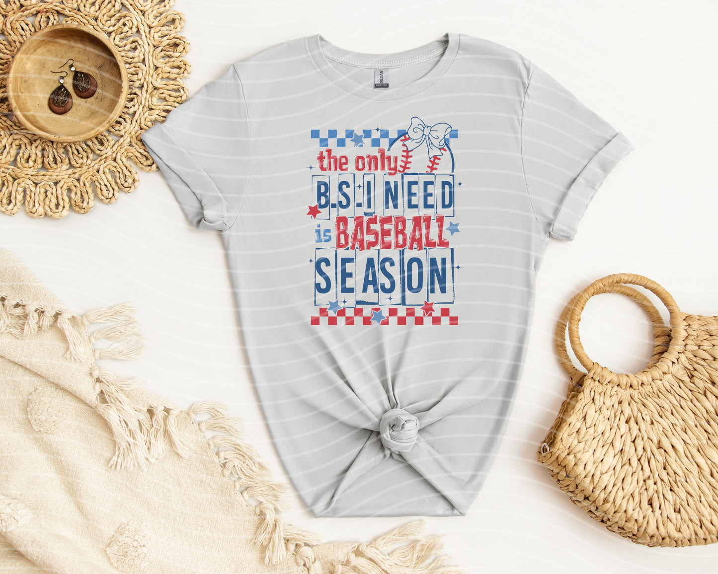 The Only BS I Need is Baseball Season Graphic Tee