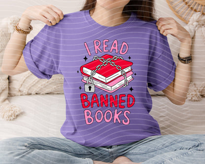 I Read Banned Books Graphic Tee