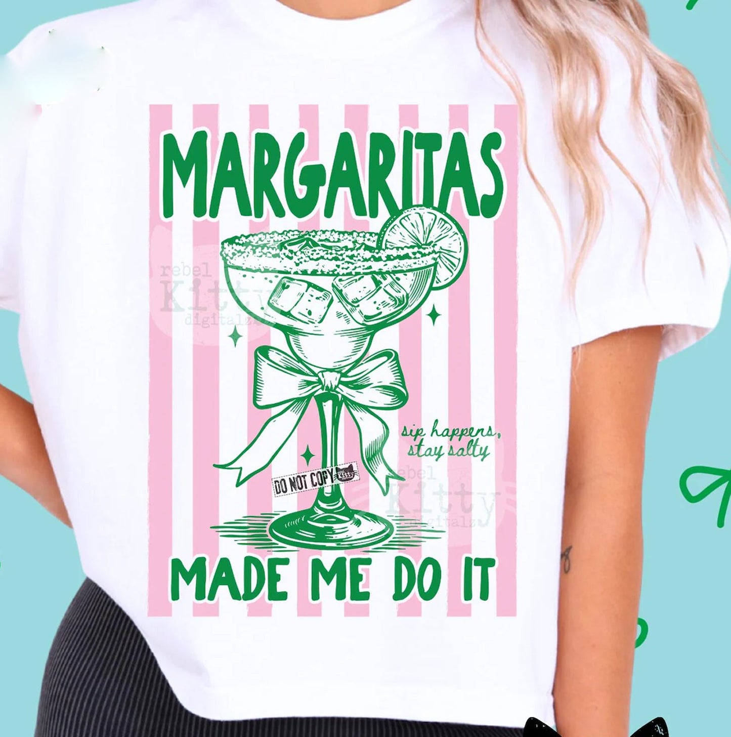 Margaritas Made Me Do It Graphic Tee