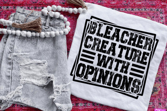 Bleacher Creature with Opinions Graphic Tee