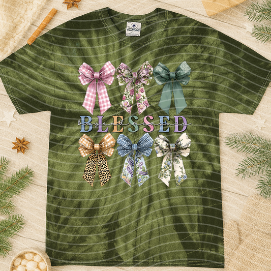 Blessed Beyond Measure Bows Graphic Tee