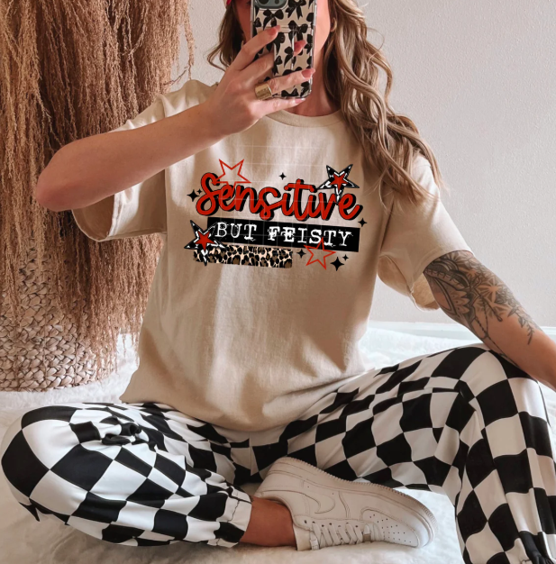 Sensitive But Feisty Graphic Tee