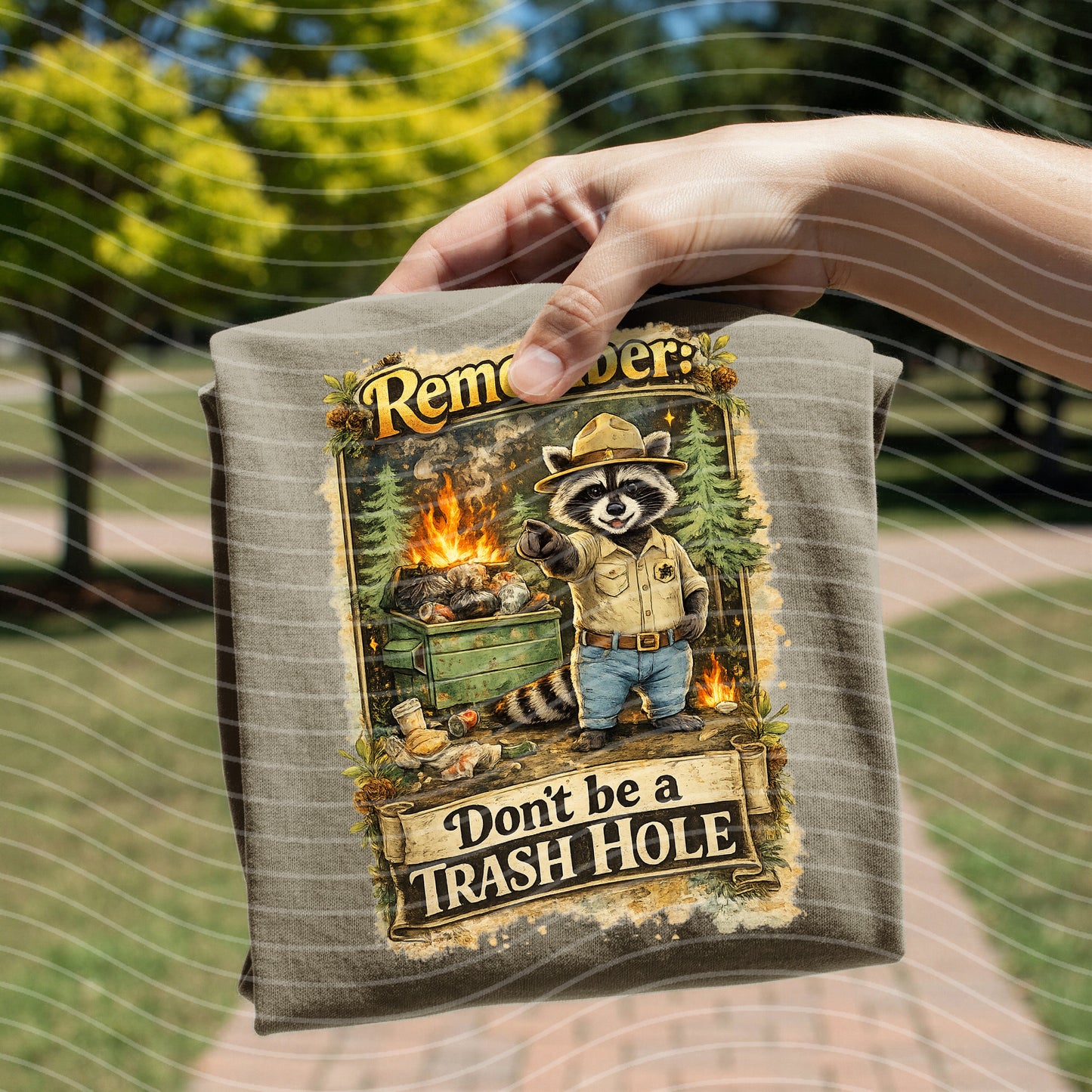 Don't Be a Trash Hole Graphic Tee