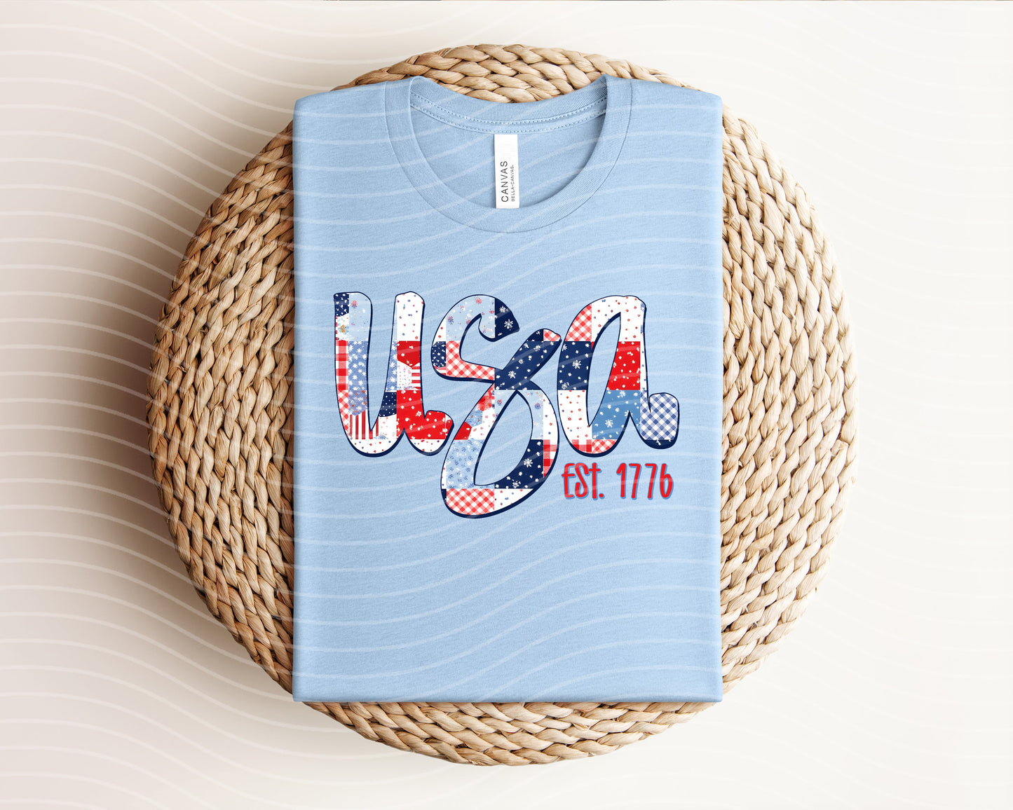 USA Patchwork Graphic Tee