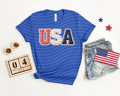Quilted USA Graphic Tee