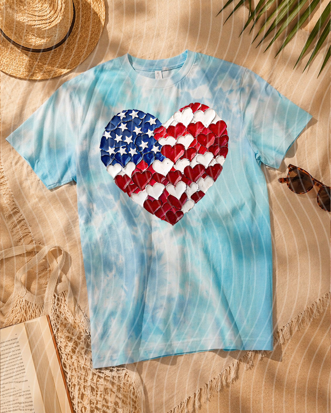 Painted Hearts Graphic Tee
