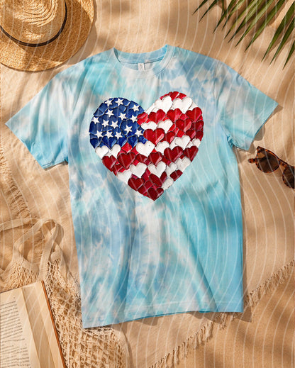 Painted Hearts Graphic Tee
