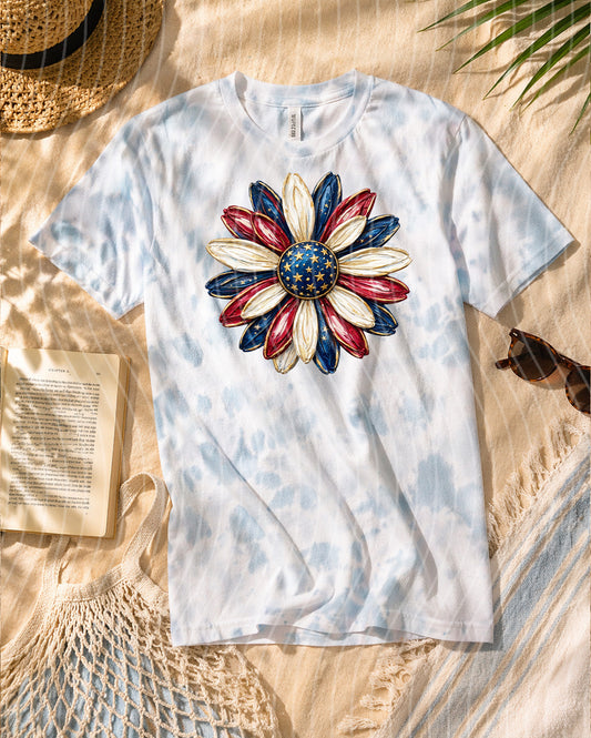 Painted Flower Graphic Tee
