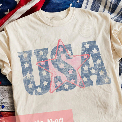 USA Star Graphic Tee