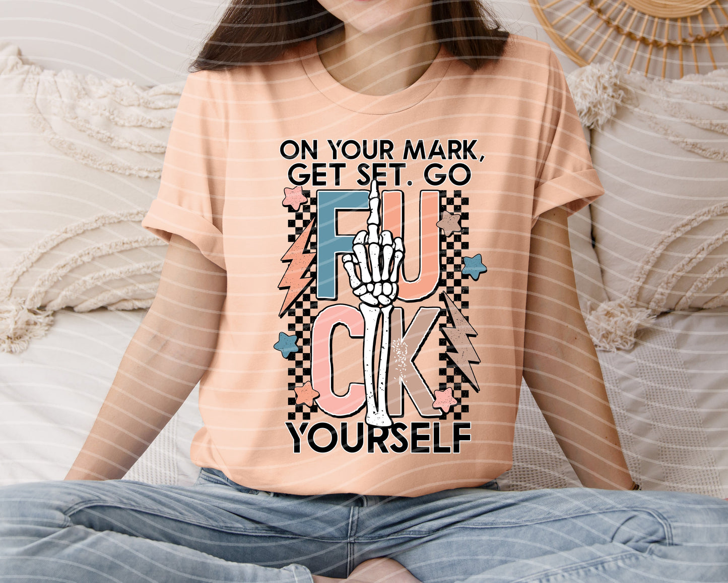 On Your Mark Get Set Go Graphic Tee