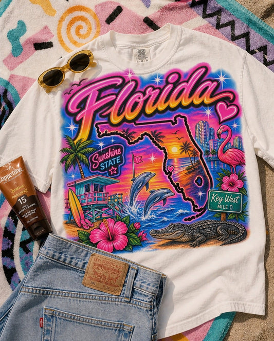 Florida Airbrush Graphic Tee