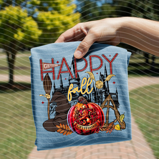 Happy Fall Gryffindor Graphic Tee