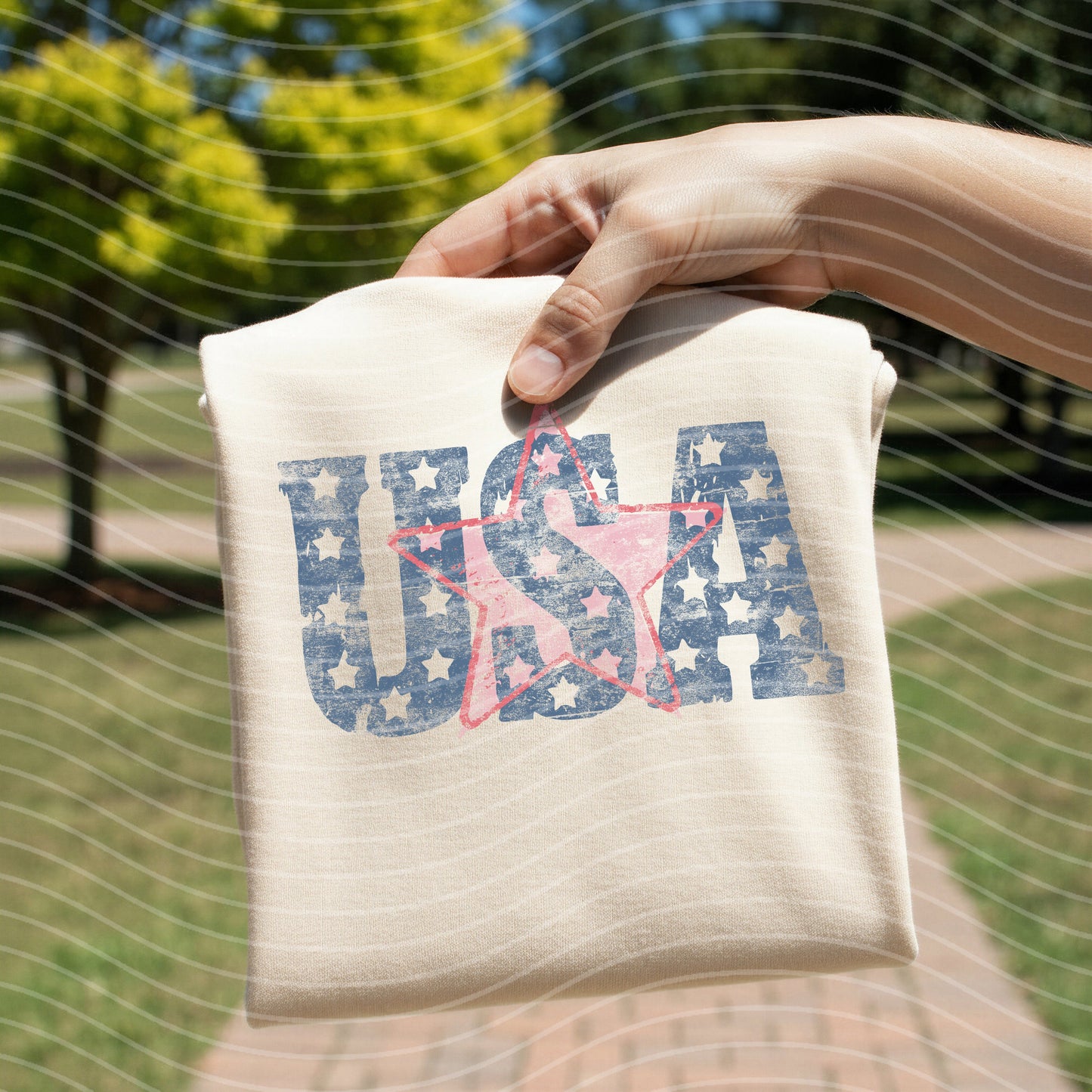 USA Star Graphic Tee