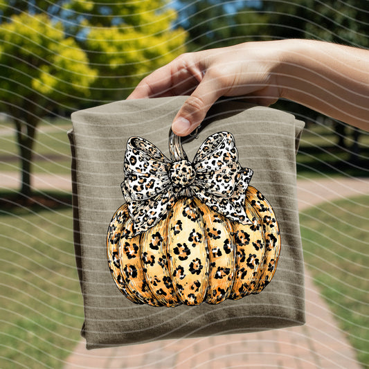 Leopard Pumpkin Graphic Tee