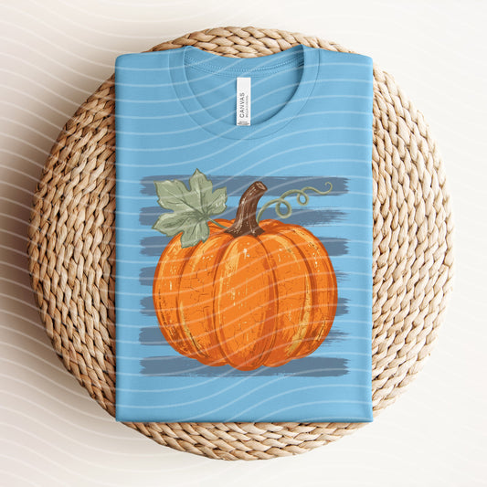 Pumpkin Stripes Graphic Tee