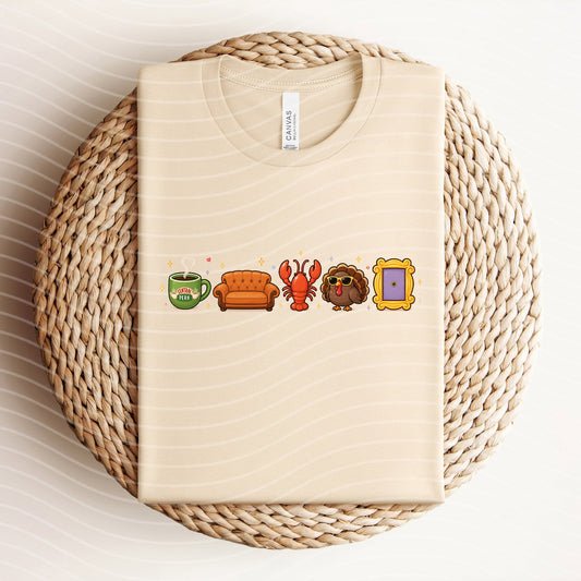 Friends Icons Graphic Tee