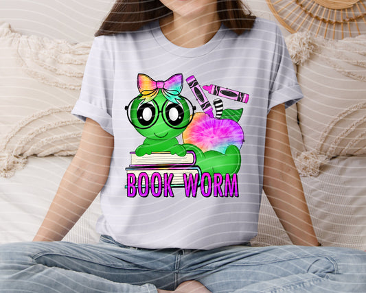 Book Worm Graphic Tee