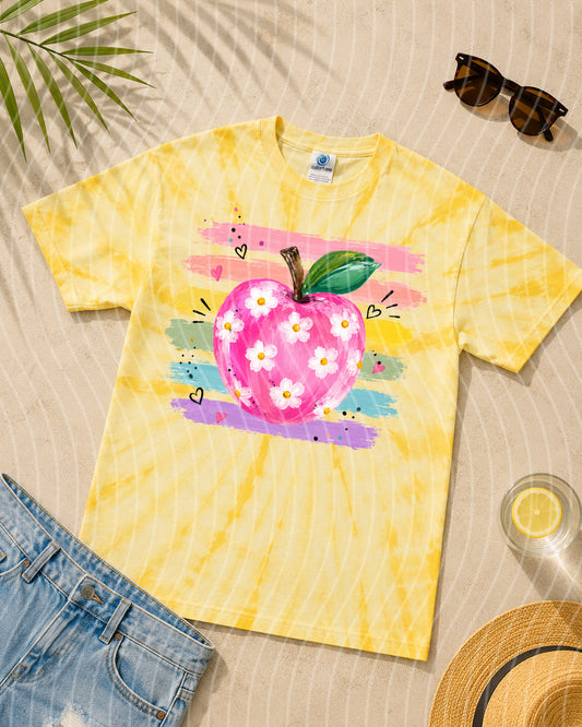 Watercolor Apple Graphic Tee