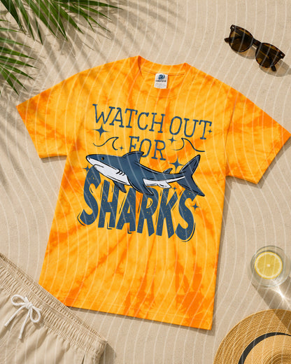 Watch Out for Sharks Graphic Tee