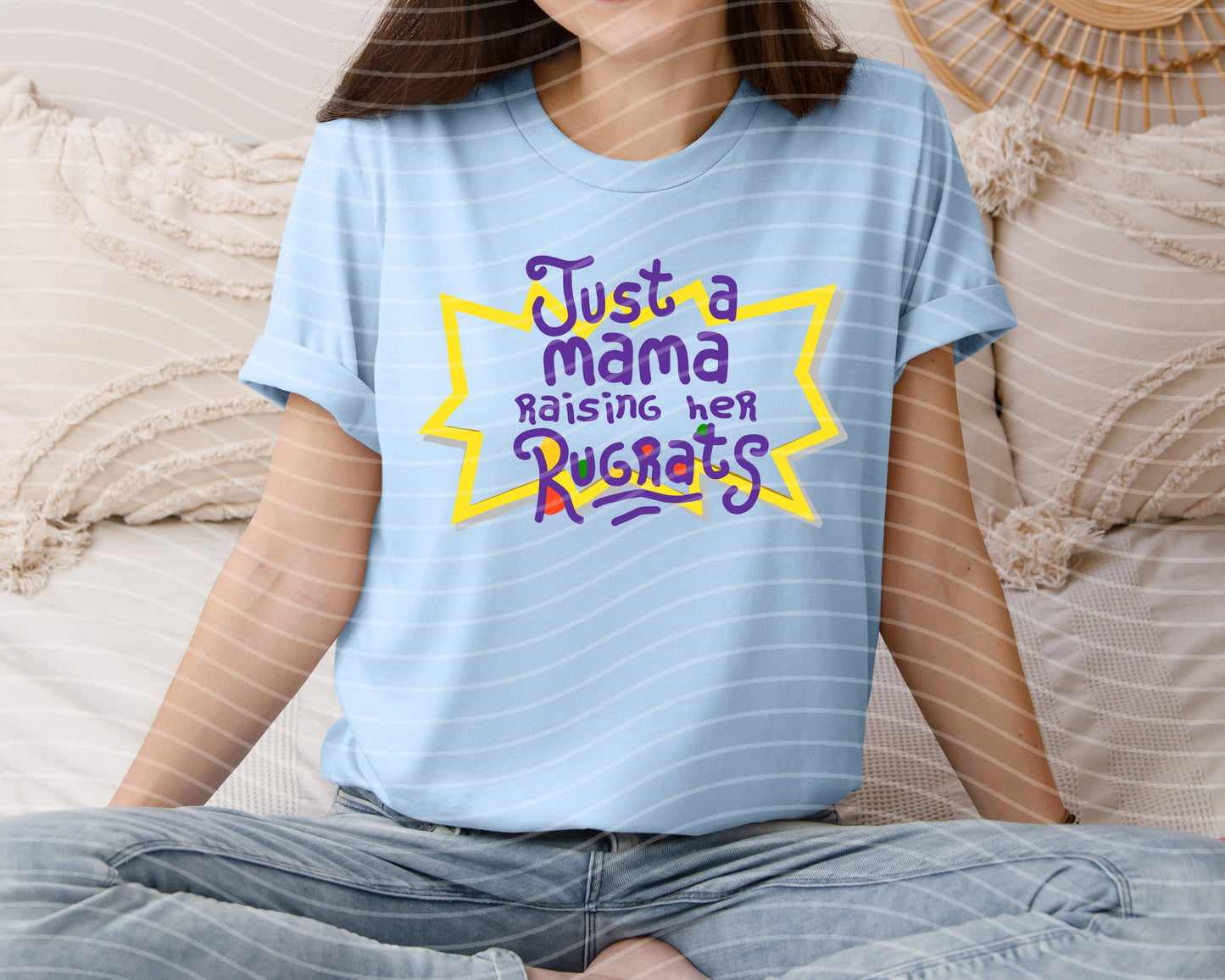 Just a Mama Raising Her Rugrats Graphic Tee
