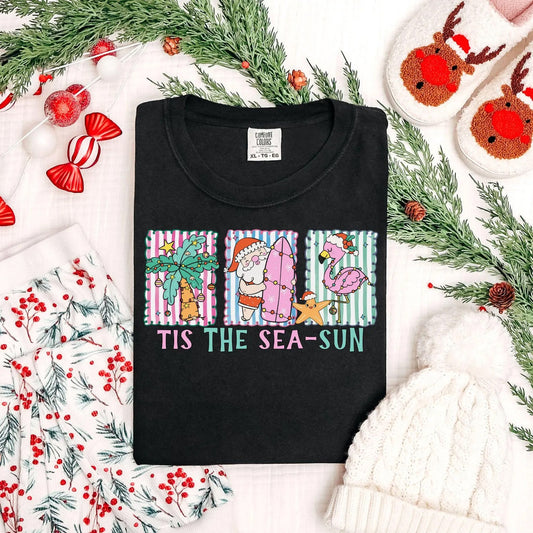 Tis the Sea-Sun Graphic Tee