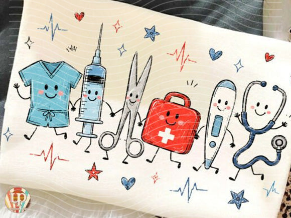Medical Items Graphic Tee