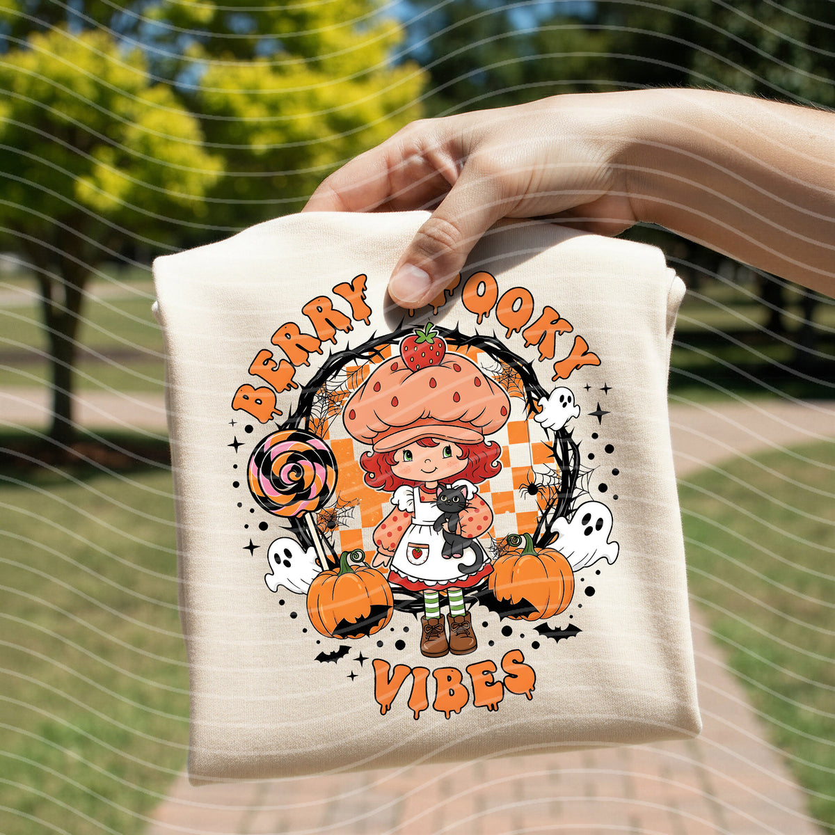 Berry Spooky Vibes Graphic Tee