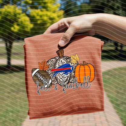 Fall & Football Bills Graphic Tee