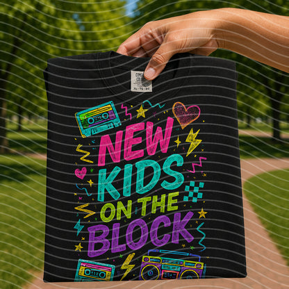 New Kids on the Block Neon Graphic Tee