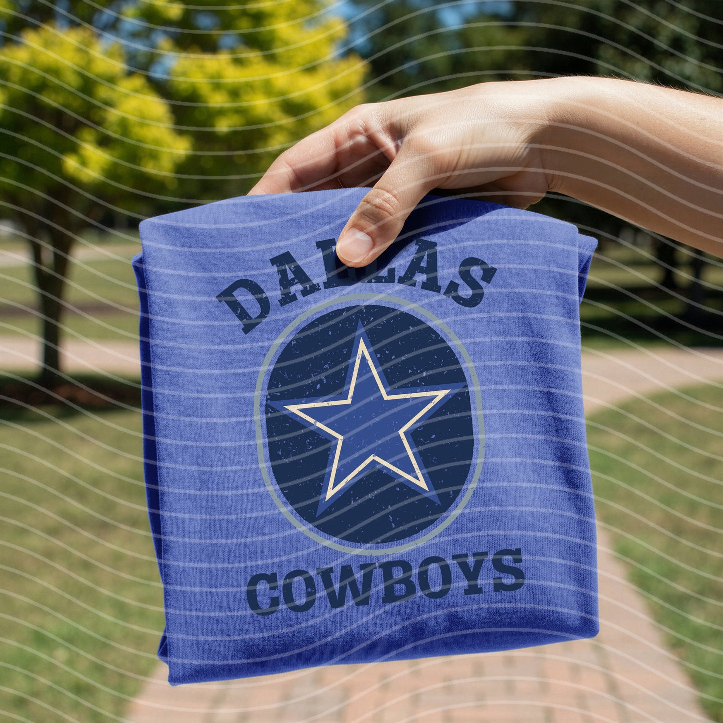 Cowboys Retro Stamp Graphic Tee