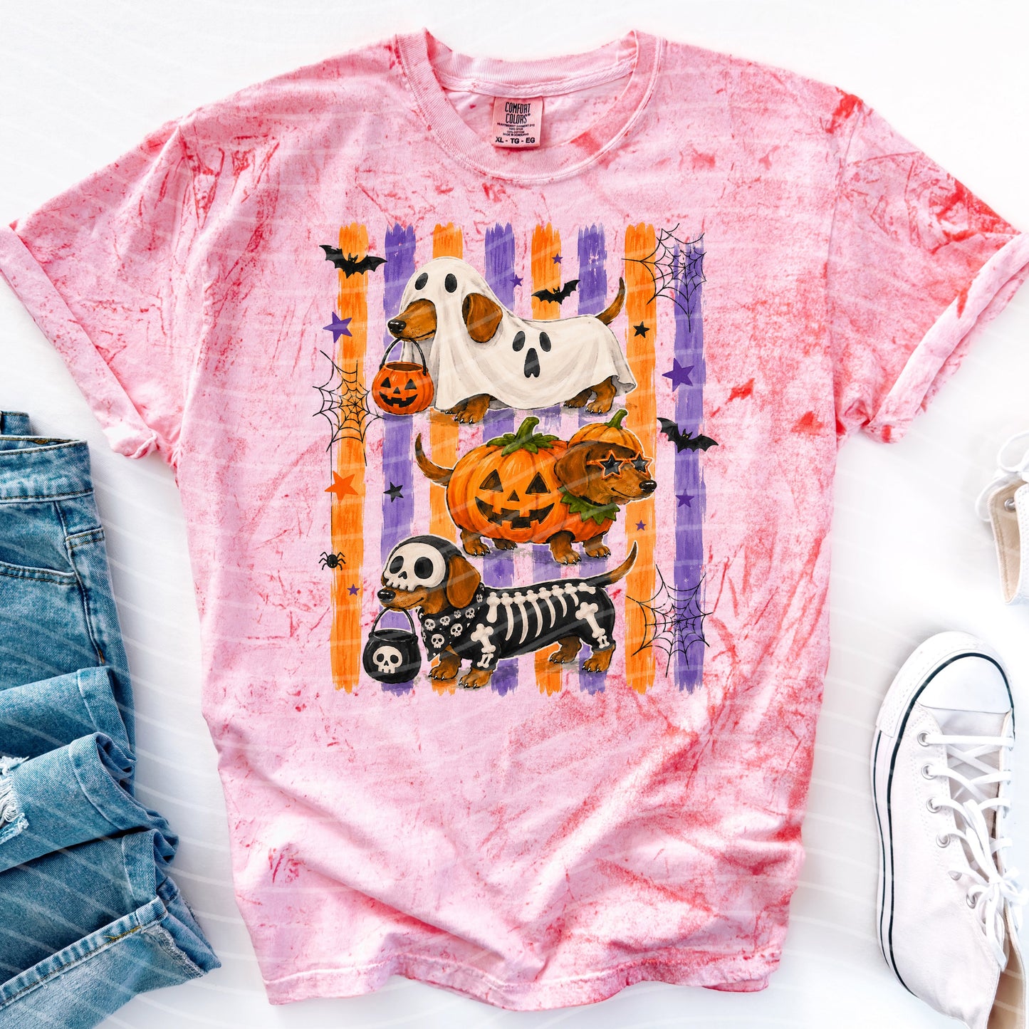 Halloween Dachshund Graphic Tee