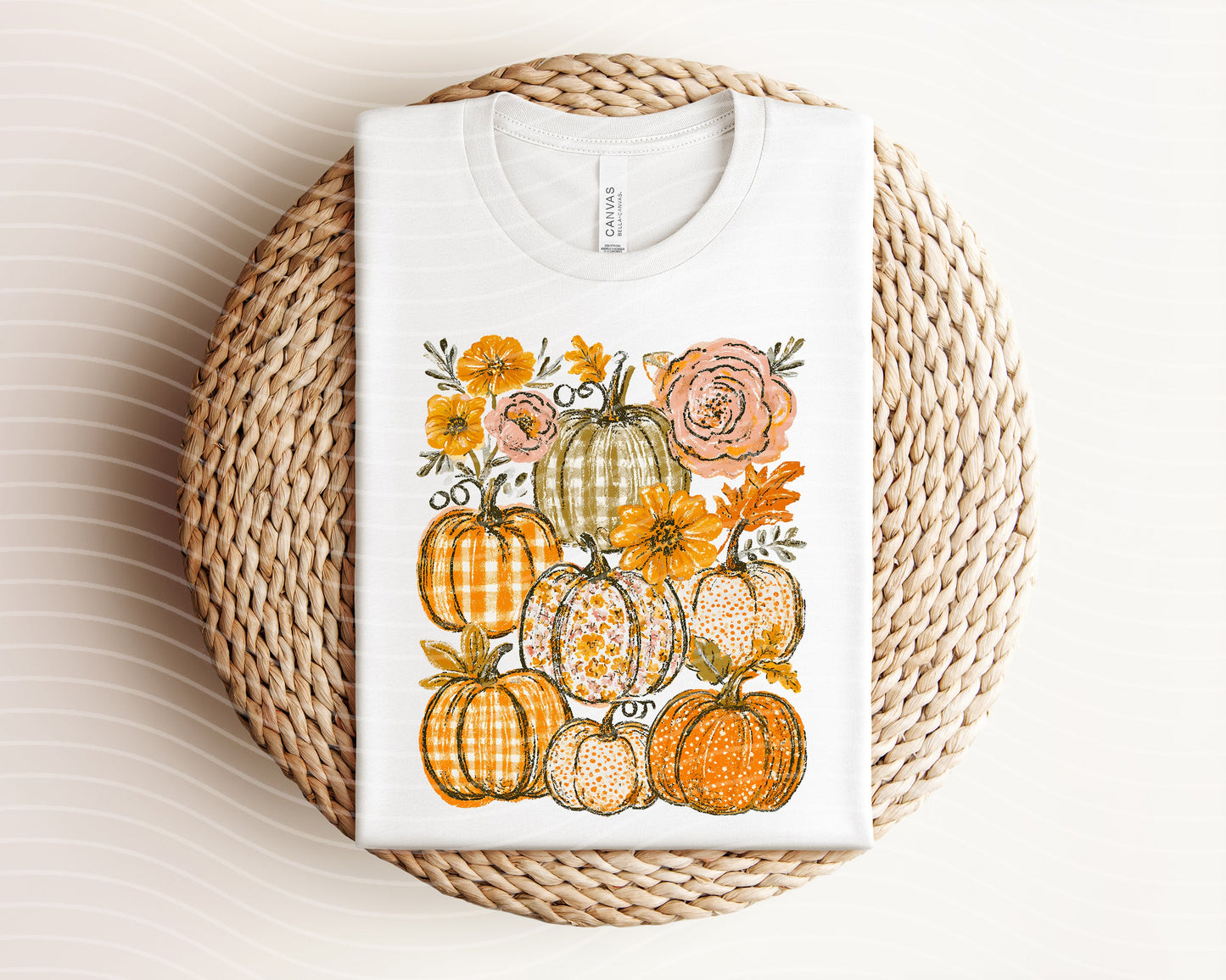 Patterned Pumpkins Graphic Tee