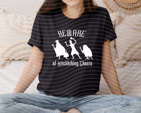 Beware of Hitchhiking Ghosts Graphic Tee