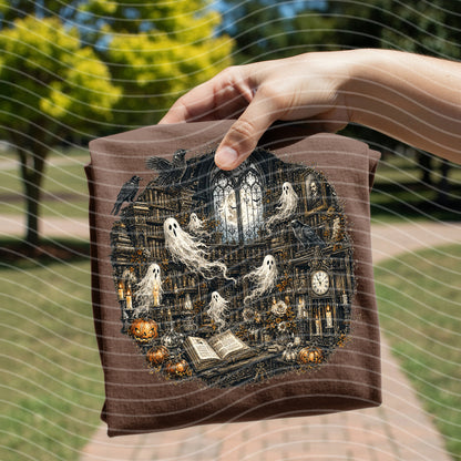 Library Ghosts Graphic Tee