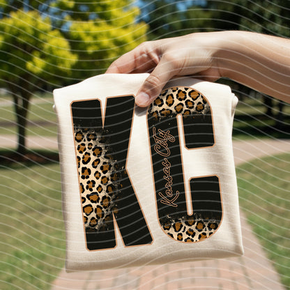 Kansas City Leopard Graphic Tee
