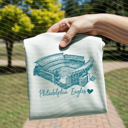 Eagles Stadium Graphic Tee