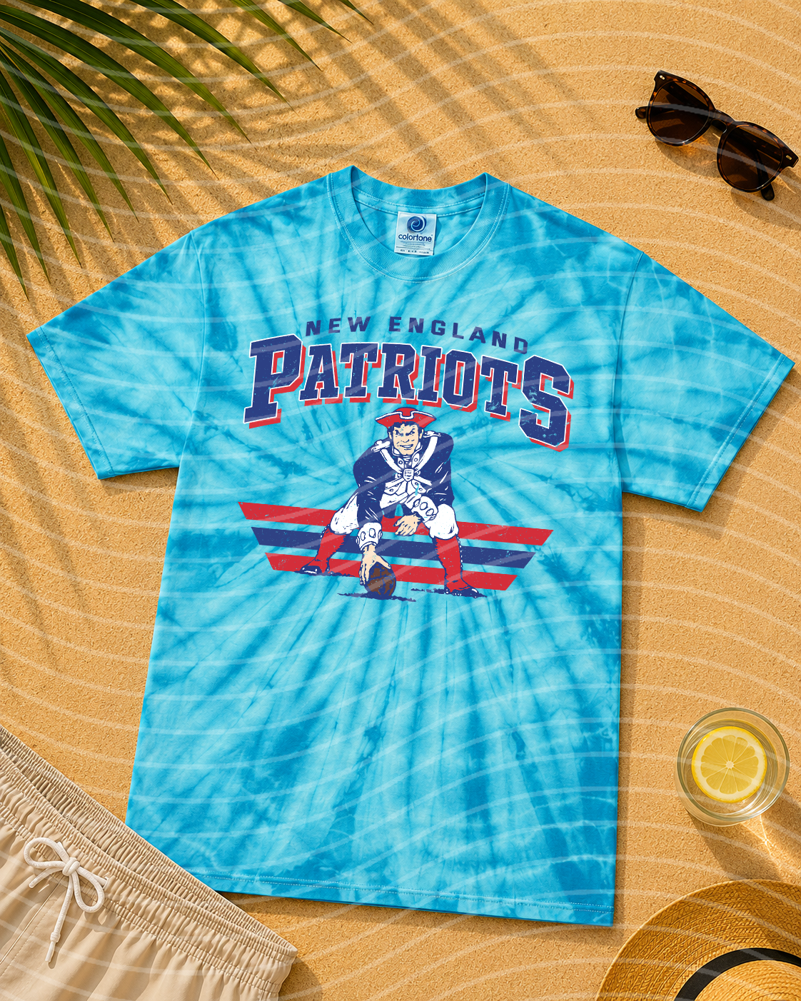 Vintage Team Patriots Graphic Tee