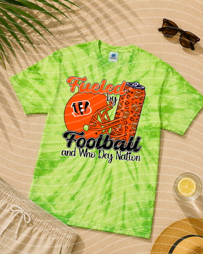 Fueled by Football and Who Dey Nation Graphic Tee