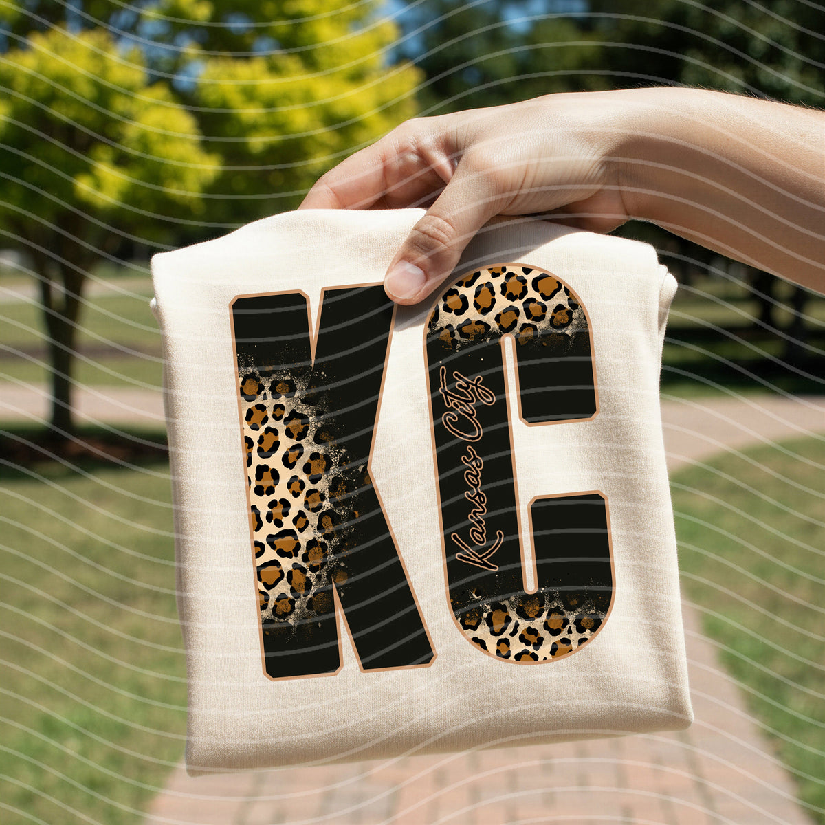 Kansas City Leopard Graphic Tee
