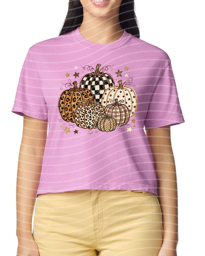 Patterned Pumpkins Graphic Tee