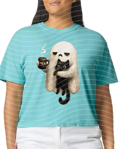 Meh Ghost Kitty Graphic Tee