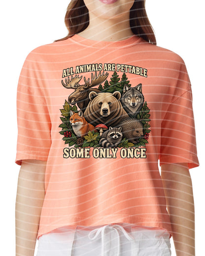 All Animals are Pettable Graphic Tee